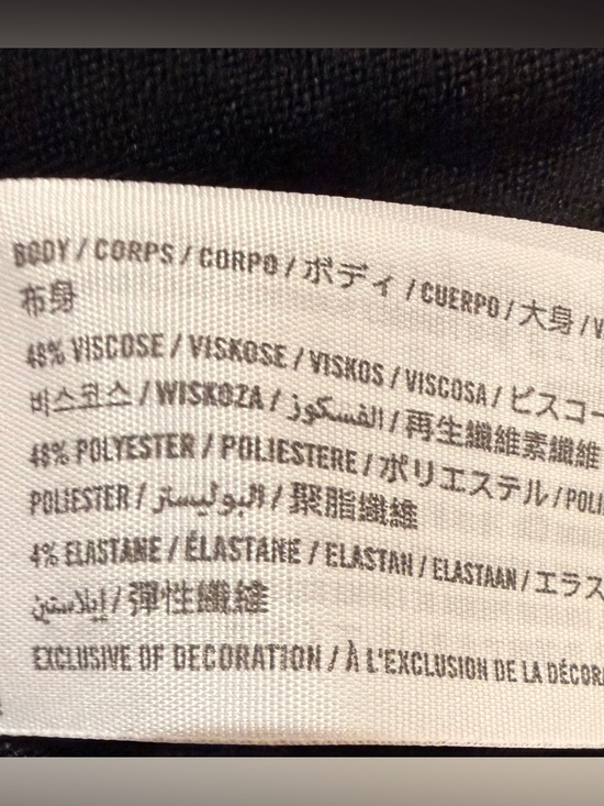 Abercrombie & Fitch Mock Neck Swing Sweater Dress Minimalist Knit Black Size M - Picture 7 of 8